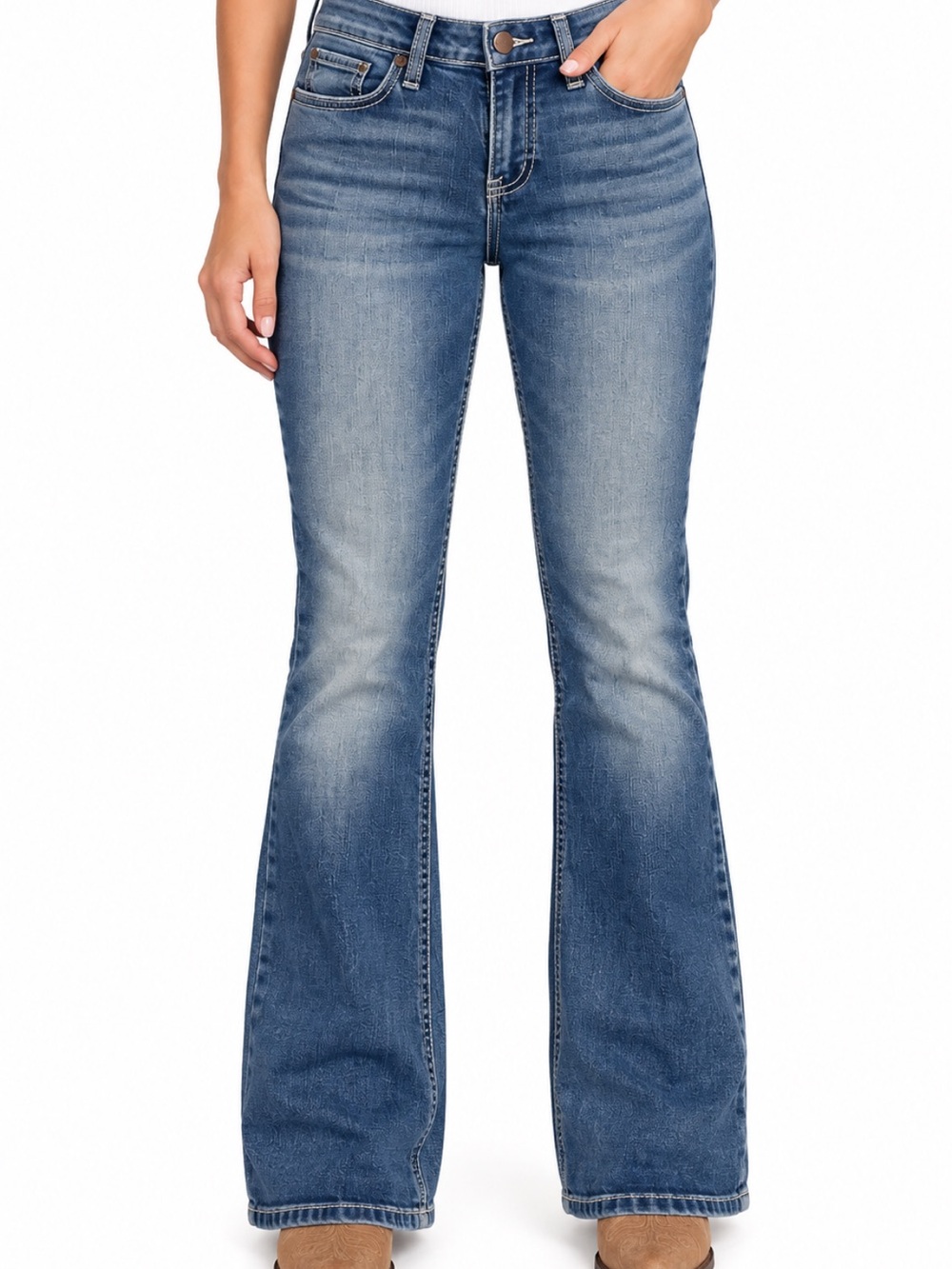 Wrangler Retro Mid Rise Bootcut Jeans 29/7 x 30 Western Cowgirl🤠